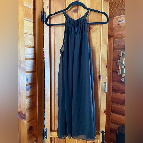 H&M Black Embellished Tiered Mini Dress - Picture 2 of 8